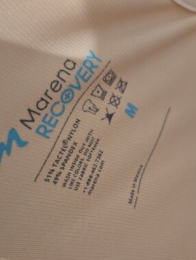 Marena Recovery Support Full Body Garment - Cream